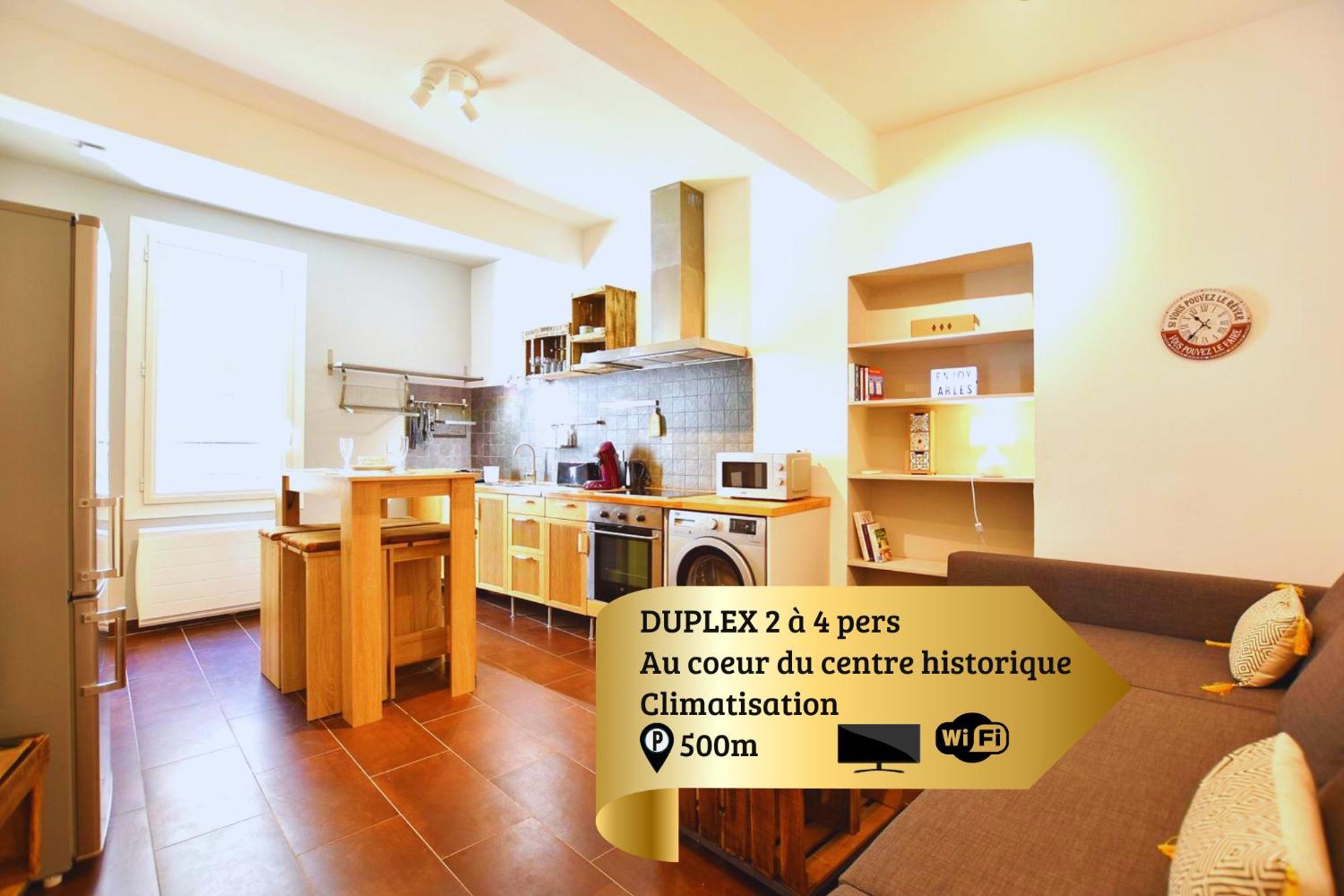 Succes - Tres Beau Duplex- Coeur D'Arles- Climatisation Apartment Exterior photo